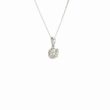 Load image into Gallery viewer, 14kt White Gold Diamond Pendant
