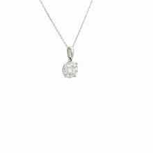 Load image into Gallery viewer, 14kt White Gold Diamond Pendant
