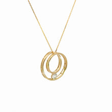 Load image into Gallery viewer, 14kt Yellow Gold Diamond Pendant
