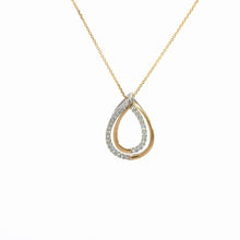 Load image into Gallery viewer, 14kt Yellow Gold Diamond Pendant
