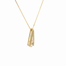 Load image into Gallery viewer, 14kt Yellow Gold Diamond Pendant

