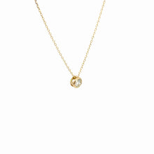 Load image into Gallery viewer, 14kt Yellow Gold Diamond Pendant
