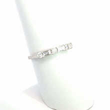Load image into Gallery viewer, 14kt White Gold Diamond Anniversary Ring
