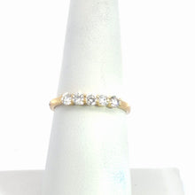 Load image into Gallery viewer, 14kt  Yellow Gold Diamond Anniversary Ring
