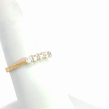 Load image into Gallery viewer, 14kt  Yellow Gold Diamond Anniversary Ring
