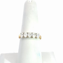 Load image into Gallery viewer, 14kt  Yellow Gold Diamond Anniversary Ring
