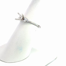 Load image into Gallery viewer, 14kt White Gold Diamond Semi Mount  Engagement Ring
