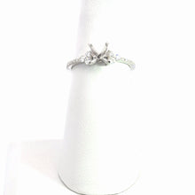 Load image into Gallery viewer, 14kt White Gold Diamond Semi Mount  Engagement Ring
