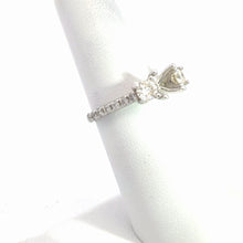 Load image into Gallery viewer, 14kt White Gold Diamond Semi Mount  Engagement Ring
