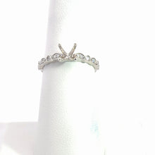 Load image into Gallery viewer, 18kt White Gold Diamond Engagement Semi Mount Ring
