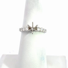 Load image into Gallery viewer, 18kt White Gold Diamond Engagement Semi Mount Ring
