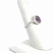 Load image into Gallery viewer, 14kt White Gold Amethyst Ring

