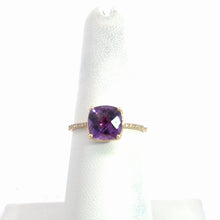 Load image into Gallery viewer, 14kt Yellow Gold Amethyst Ring
