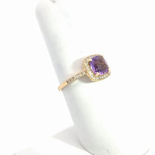 Load image into Gallery viewer, 14kt Yellow Gold Amethyst Ring

