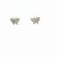 Load image into Gallery viewer, 14kt White Gold Diamond Earrings
