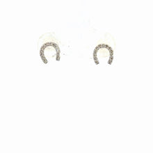 Load image into Gallery viewer, 14kt White Gold Diamond Earrings
