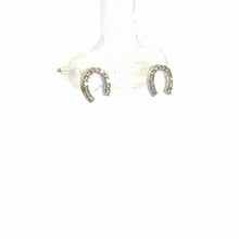 Load image into Gallery viewer, 14kt White Gold Diamond Earrings
