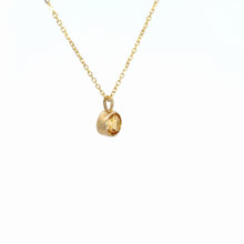 Load image into Gallery viewer, 14kt Yellow Gold and Citrine Pendant
