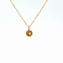 Load image into Gallery viewer, 14kt Yellow Gold and Citrine Pendant
