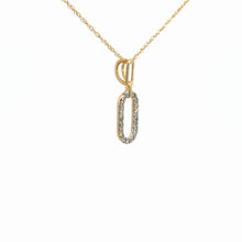 Load image into Gallery viewer, 14kt Yellow Gold Diamond Pendant
