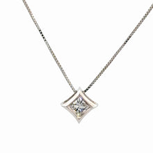 Load image into Gallery viewer, 14kt White Gold Diamond Pendant
