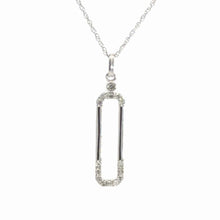 Load image into Gallery viewer, 14kt White Gold Diamond Pendant
