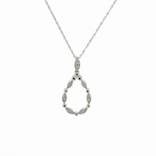 Load image into Gallery viewer, 14kt White Gold Diamond Pendant
