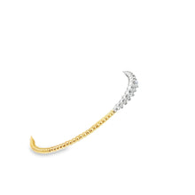 Load image into Gallery viewer, 14k  Yellow Gold Diamond Bangle Bracelet
