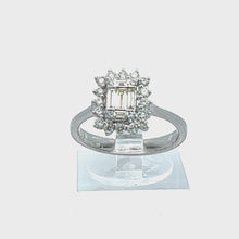 Load and play video in Gallery viewer, 14kt  White Gold Fashion Diamond Ring
