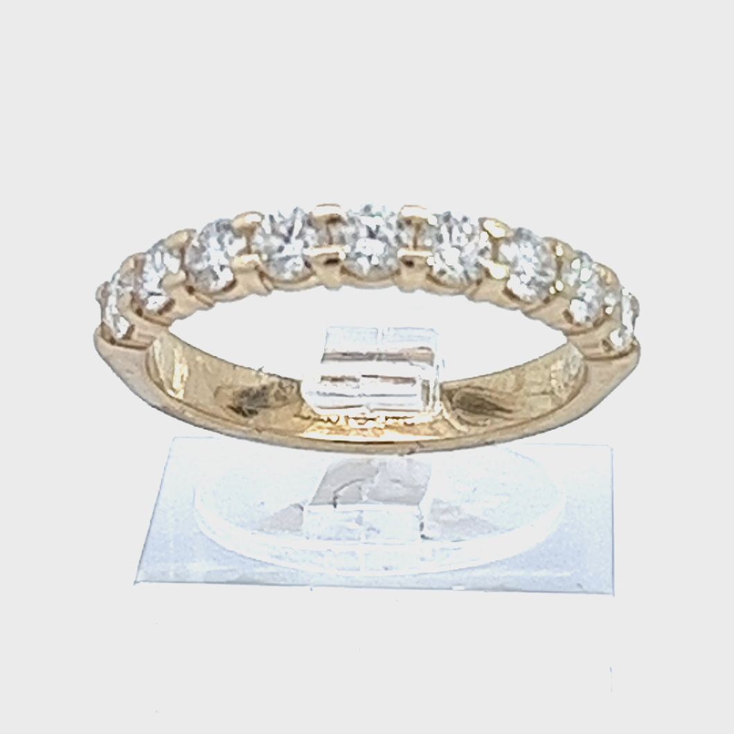 14kt Yellow  Gold Diamond Anniversary Ring