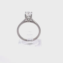 Load and play video in Gallery viewer, 14kt White Gold Diamond Engagement Semi Mount Ring
