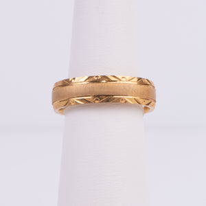 Men's 10kt Rose Gold Wedding Band