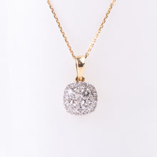 Load image into Gallery viewer, 14kt White and Yellow Gold  Diamond Pendant

