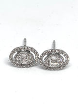 Load image into Gallery viewer, 18kt  White Gold Diamond Earrings
